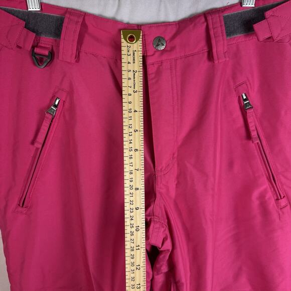 TURBINE Women’s Snow Ski Pants SMALL Pink Insulated Waterproof Adjustable Waist - Picture 4 of 12